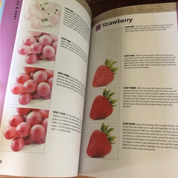 101 textures in colored pencil paperback book - Picture 3 of 11